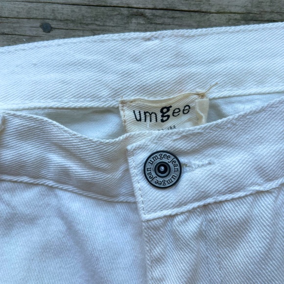 Umgee Denim Atlas Cropped Jeans, White, Size 5 - Picture 4 of 7